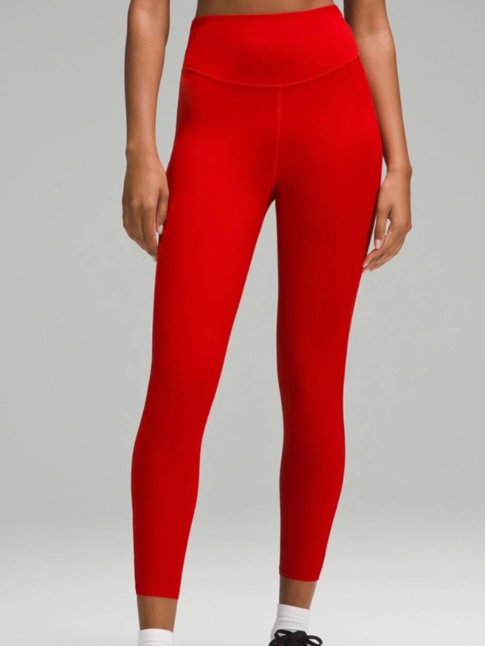 Base Pace High-Rise Tight 25" - Red size 4
